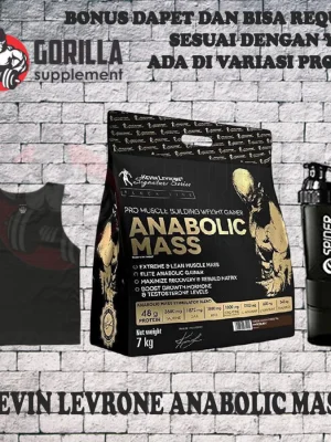 Kevin Levrone ANABOLIC MASS 7kg 15.5 Lbs Signature Series Lean Bulking Protein Fitness