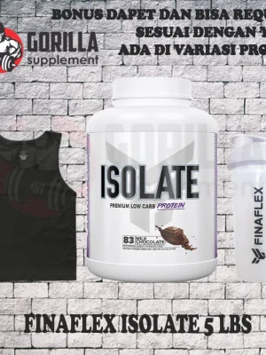 FINAFLEX 100% Whey Isolate 5.5 lbs 86 Serving Premium Low Carb Protein Whey Protein Isolate