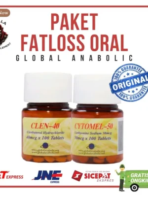 paket cutting clen Dan cytomel global anabolic original