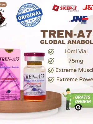 Trenbolone acetate global anabolic 75mg 10 ml vial original